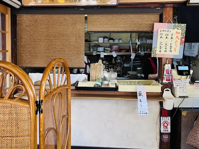 加茂みたらし茶屋の調理場