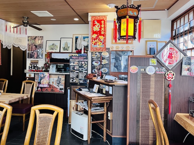 菜館Wongの店内入ってすぐ