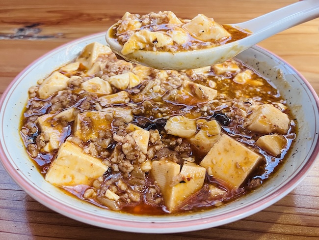 麻婆豆腐のズーム