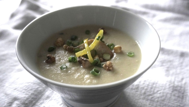 本田味噌　柚子香る里芋の白味噌ポタージュ