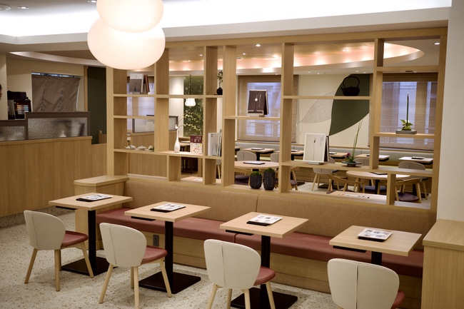 茶寮 伊藤園 大丸京都店の内観