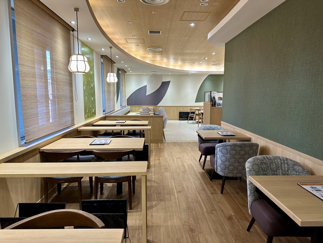 茶寮 伊藤園 大丸京都店の内観