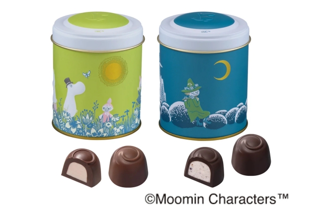 ムーミン谷の朝と夜（2種のチョコレート）