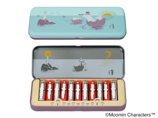 ニョロニョロたちの船出（2種のバーチョコレート）