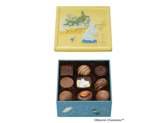 ムーミンとスナフキンの川辺のひととき（ナッツ＆コーヒーチョコレート）