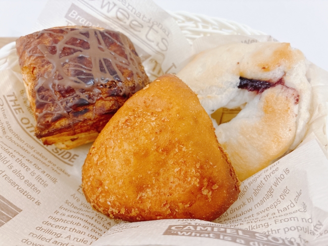 今回購入したパン3種