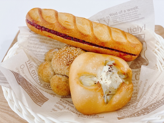 購入したパン3種