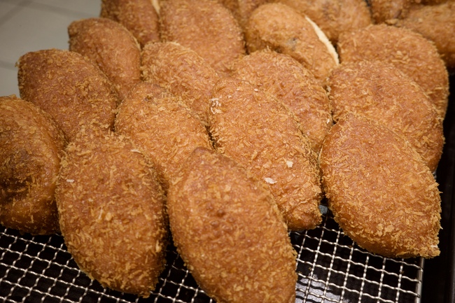 陳列されたカレーパン