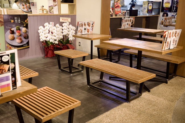 Oh!huggy!!のイートイン席