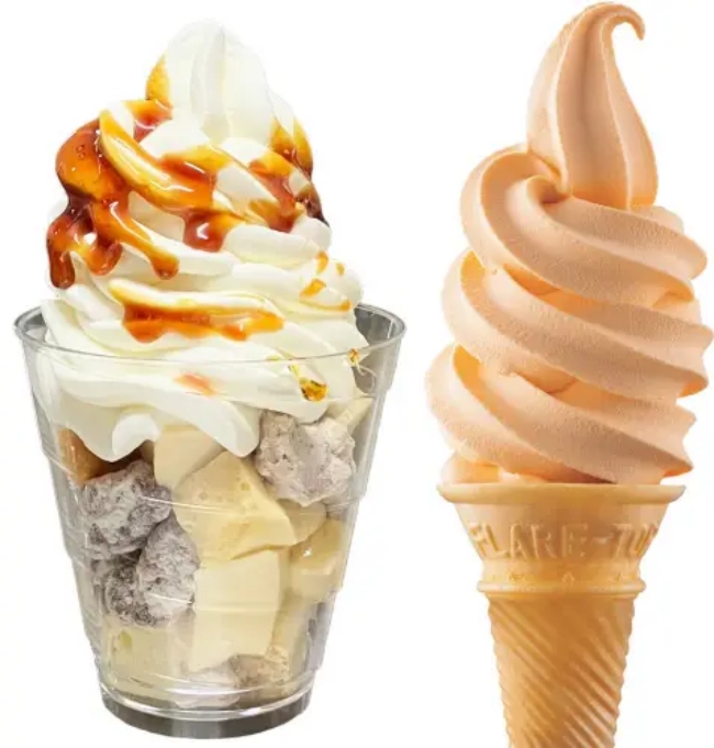 プリン&バニラソフト、夕張メロンソフト