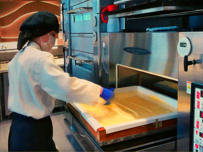 「文明堂 伏見カステラ工房」工程