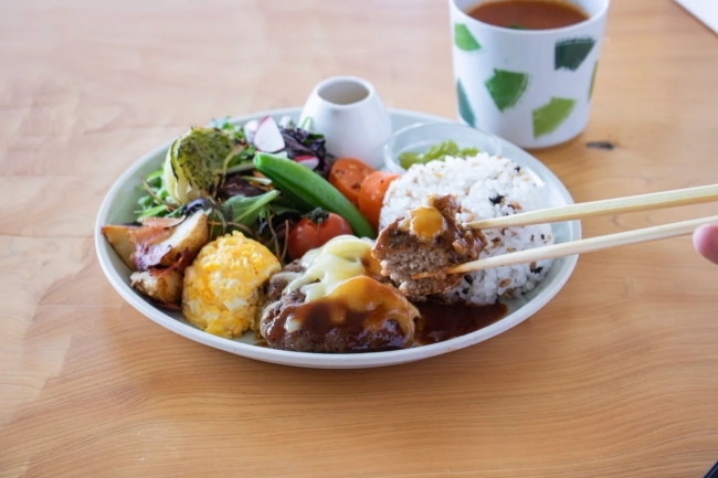 手作りハンバーグプレート