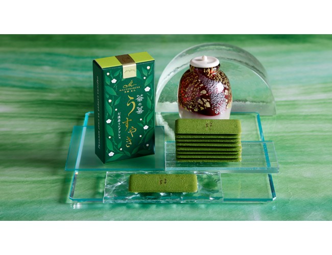 【京都北山マールブランシュ】「茶の菓」誕生から20年。パリッと軽やかな食感と、お濃茶のうま味がストレートに届く新たなおいしさ「茶の菓 うすやき」新発売