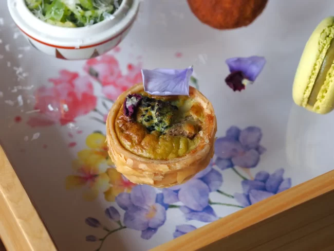 ほうれん草とベーコンのキッシュ