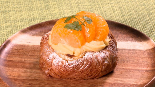 おうちぱん 温州みかんのデニッシュ